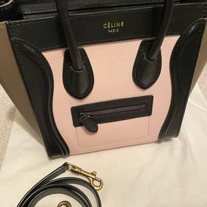 Celine Nano Luggage Tricolor (Best Offer)